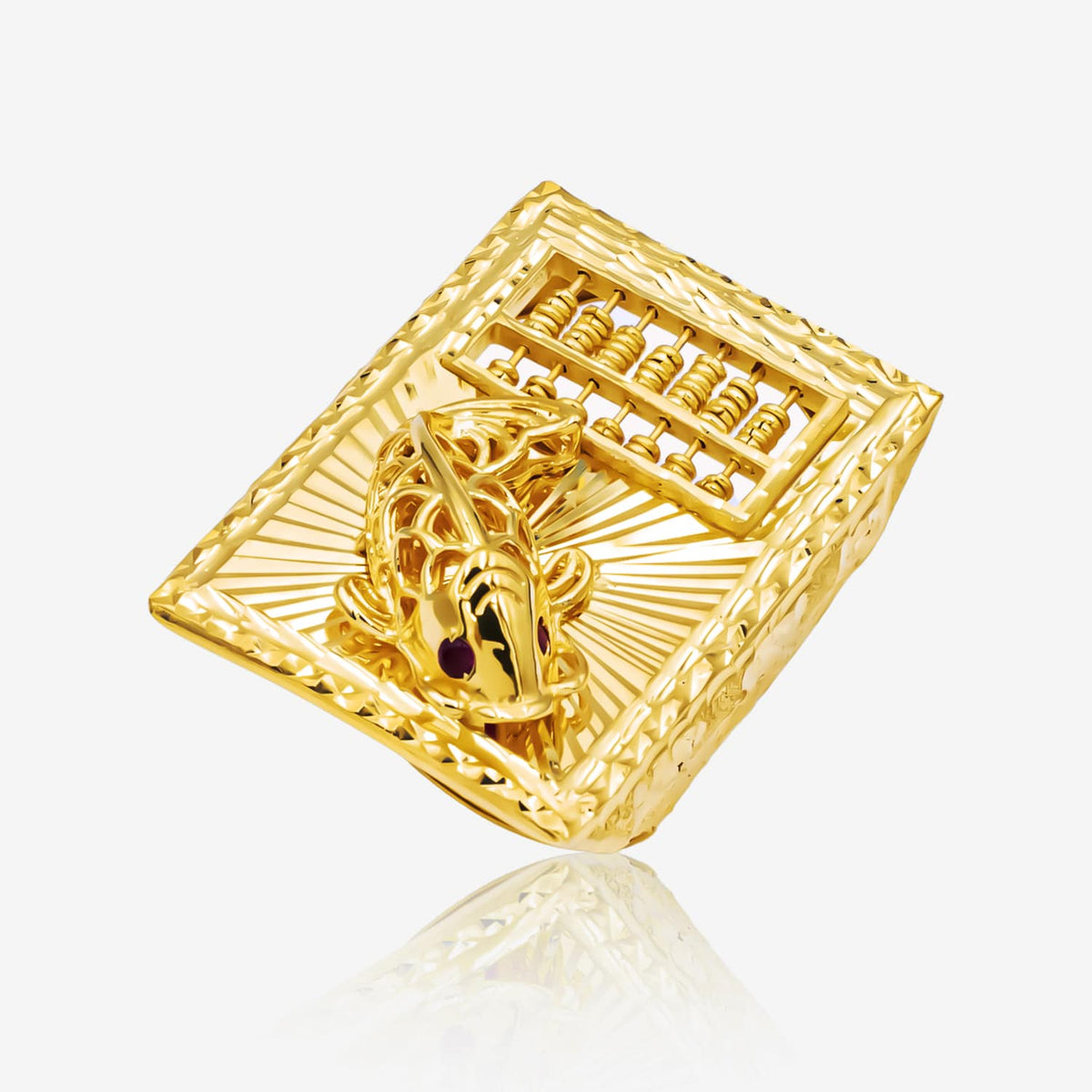 Gold biscuit store ring