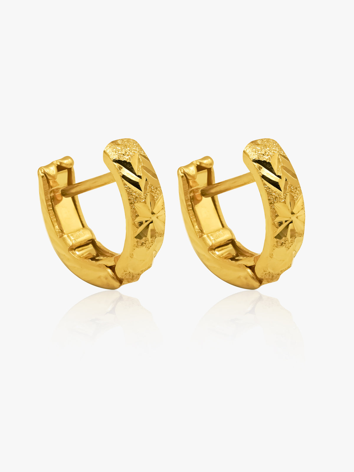 916 Gold Bali Earring