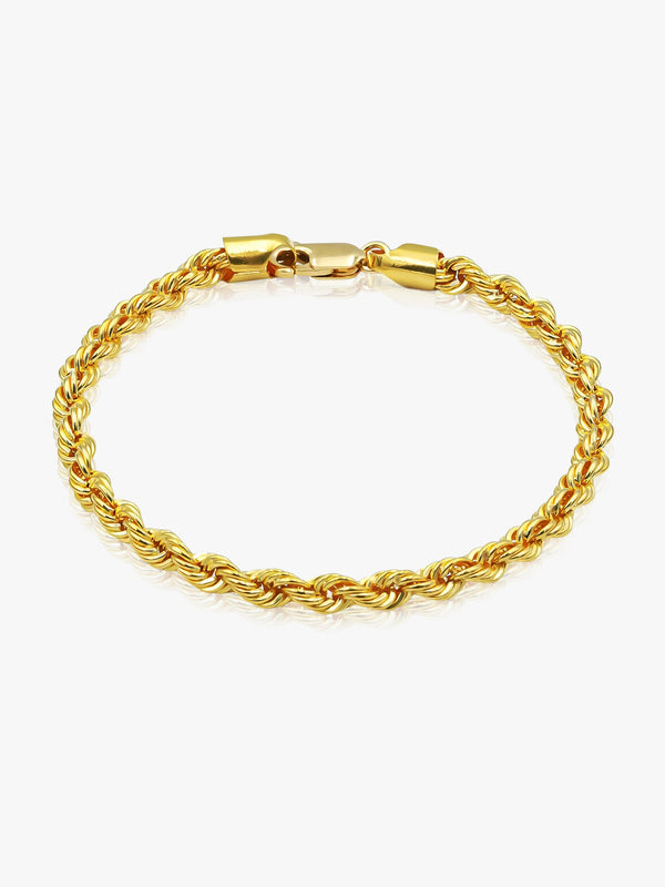 916 Gold Wave Diamond Link Bracelet (2 Tone) - Orient Jewellers Singapore