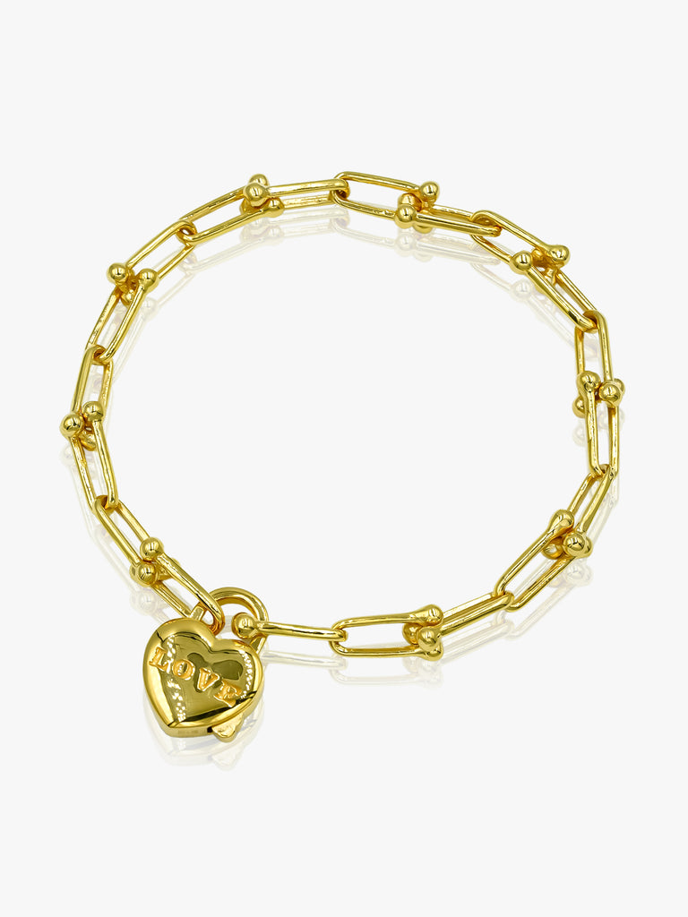 916 Gold Love Joint Bracelet